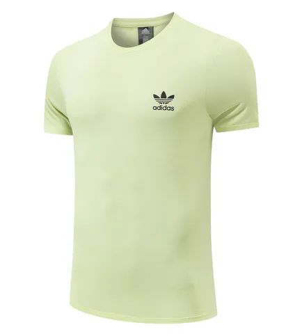 Adidas Tee - Lime Trefoil