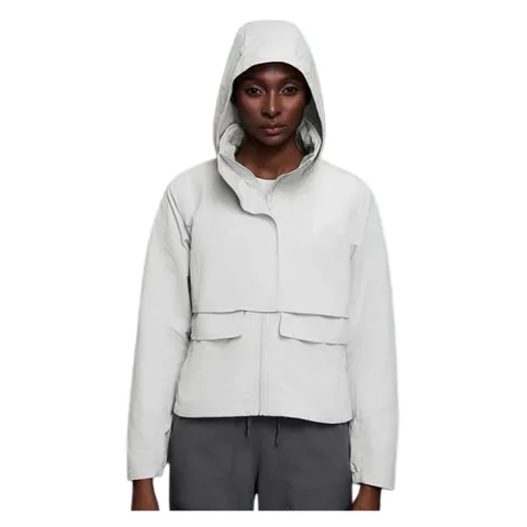 Alo Coat - White Hooded Shell