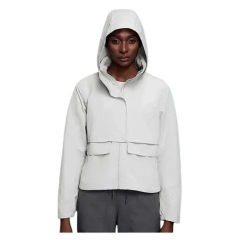 Alo Coat - White Hooded Shell