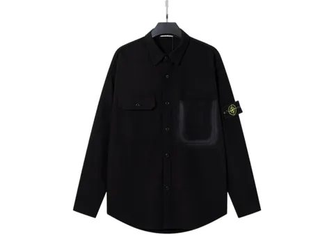 Stone Island Shirt - Black Overshirt