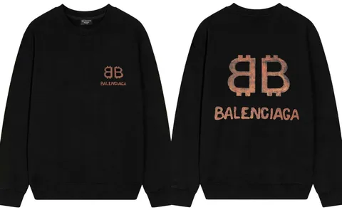 Balenciaga Hoodie - Black BB Logo