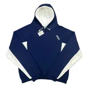 Mertra Hoodie - Navy & White Panel