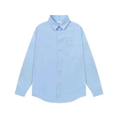 Ami Shirt - Sky Blue Oxford, Pocket