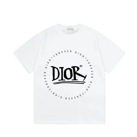 Dior Tee - White Circle Logo
