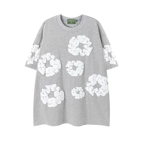 Denim Tears Tee - Grey Wreath