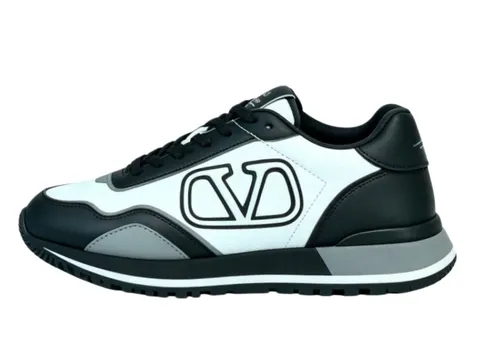 Valentino Shoes - Black & White VLogo