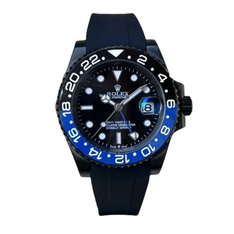 Rolex [GMT-Master II] - GMT Black Blue Rubber