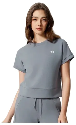 Alo Tee - Grey Boxy