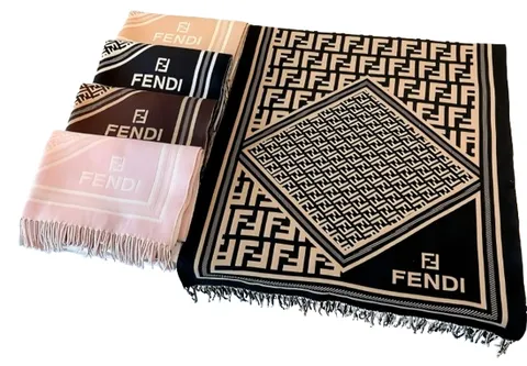 Fendi Scarf - FF Scarf Multi-Colour