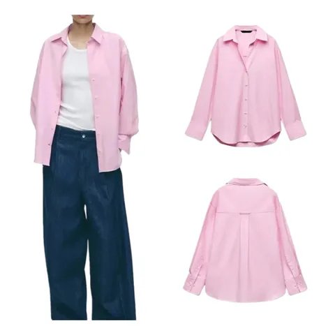 Zara Shirt - Pink Oversized
