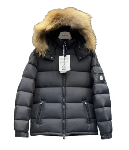 Moncler Down Jacket - Black Fur Hood, Hooded II