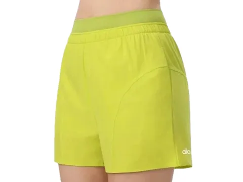 Alo Short - Chartreuse Running, Quick-Dry II