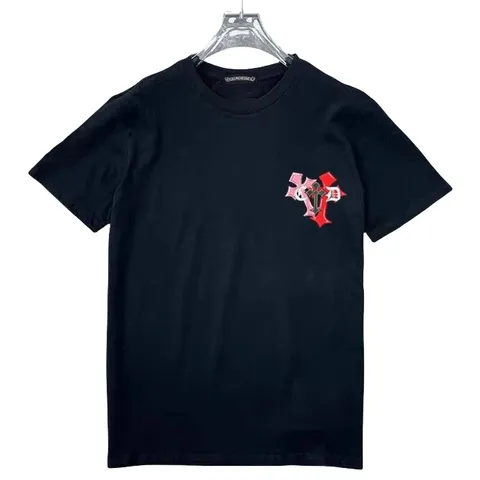 Chrome Hearts Tee - Black Red Cross
