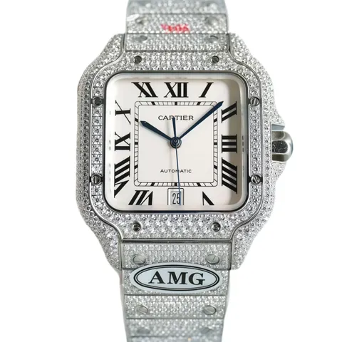 Cartier [ Santos de Cartier] - Iced Out
