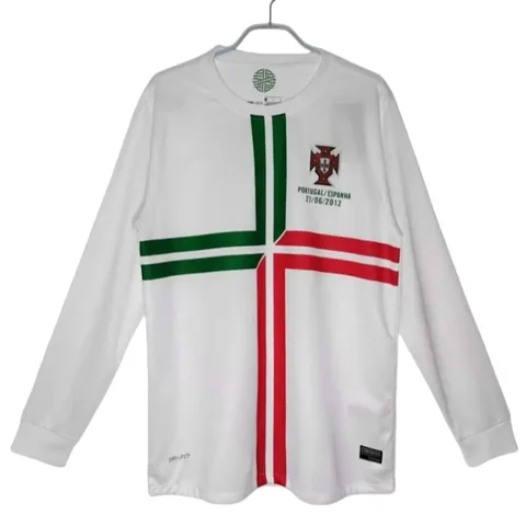 1213 season Portugal away Long sleeved Retro Fan version