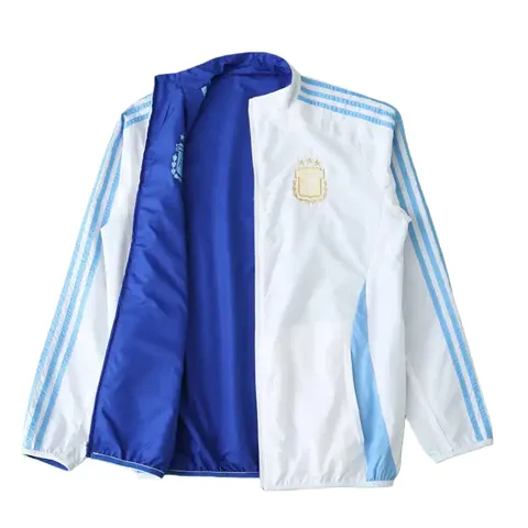 2425 Argentina Wear on both sides windbreaker - White & Blue