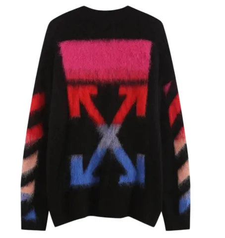 Off-White Sweater - Black Mohair Arrow
