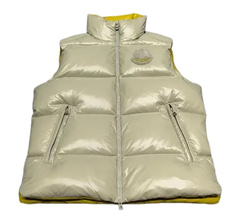 Moncler Vest - Cream Glossy