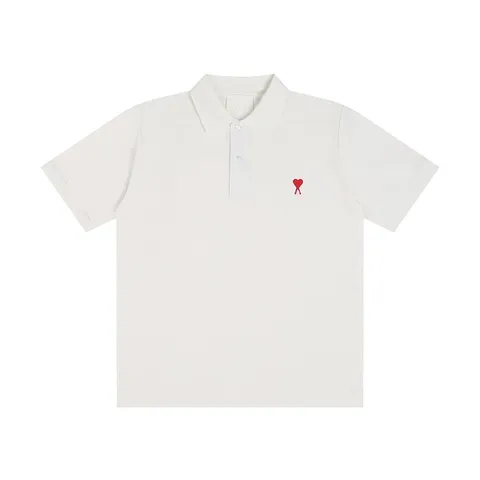 Ami Polo - White Heart Logo
