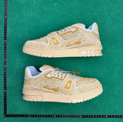 Louis Vuitton Trainer - Beige Monogram Trainer