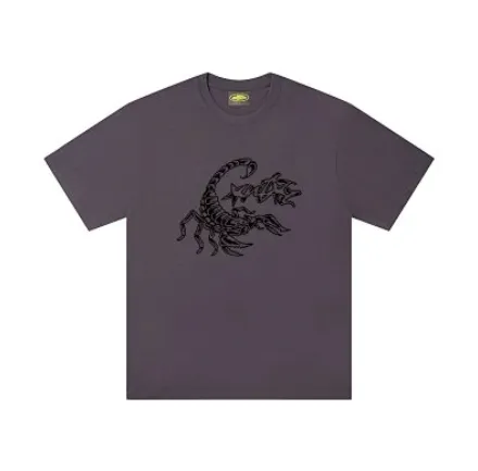 Corteiz Tee - Charcoal Scorpion