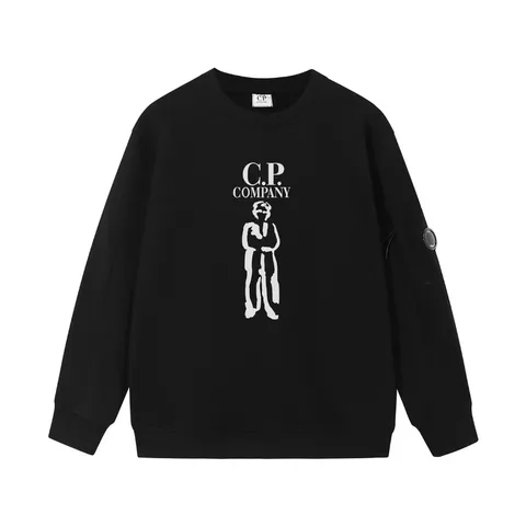 CP Hoodie - Black Figure Print