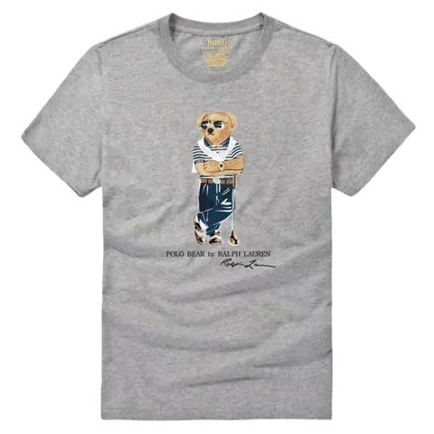 Ralph Lauren Bear tees - Grey Bear Print