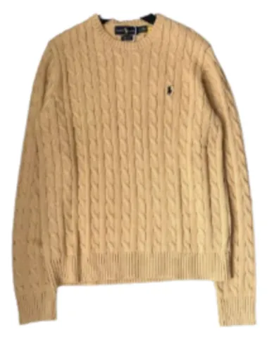 Ralph Lauren Sweater - Camel Cable Knit