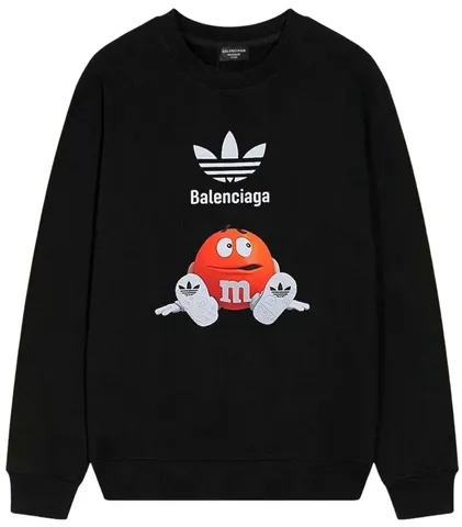 Balenciaga Hoodie - Black M&M Print