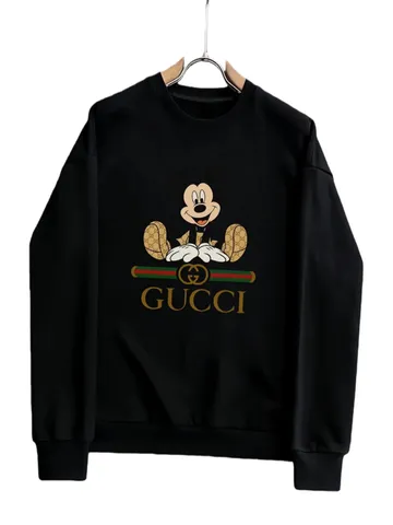 Gucci Hoodie - Black Mickey Logo