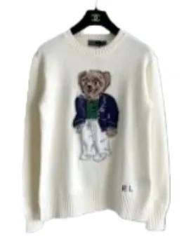 Ralph Lauren Polo Bear - Cream Bear Knit, Women's