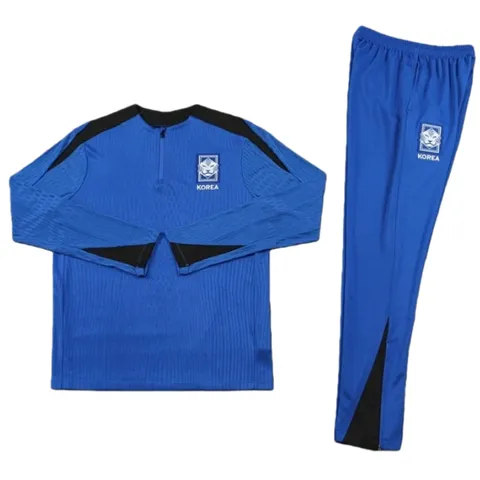 2425 Republic of Korea blue Training suit set