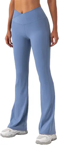 Alo Pants - Sky Blue V-Waist Flare