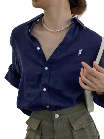 Polo Ralph Lauren Shirt - Navy Oxford