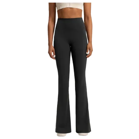 Alo Pants - Black Flare, Fleece-Lined