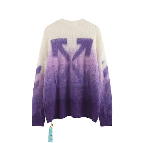 Off-White Sweater - Purple Gradient Arrow
