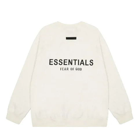 Essentials Hoodie - Cream Logo