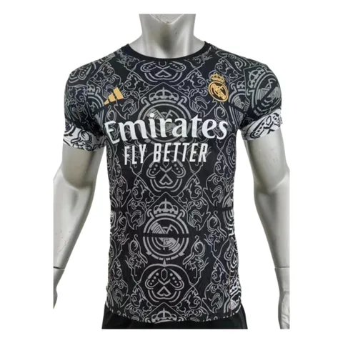 2425 Black Real Madrid Special Edition Jersey Player Version
