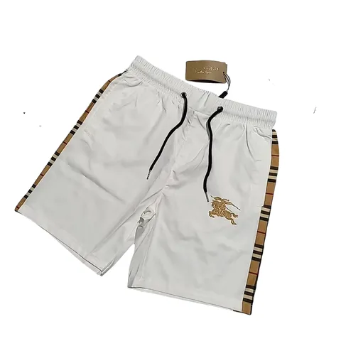 Burberry Shorts - White Check Stripe