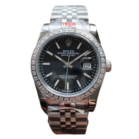 Rolex [Oyster Perpetual Datejust] - Datejust Black Diamond Bezel
