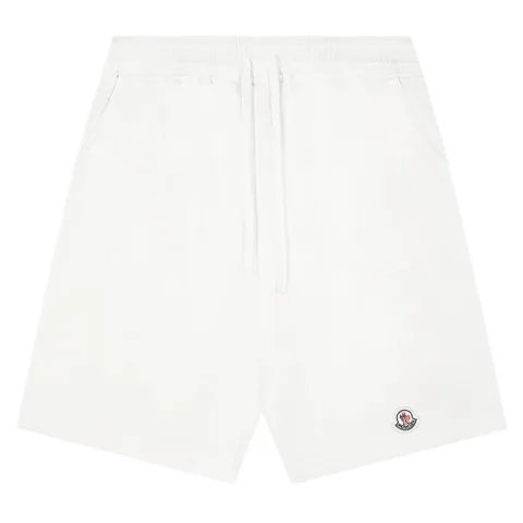 Moncler Shorts - White Sweat, Cropped