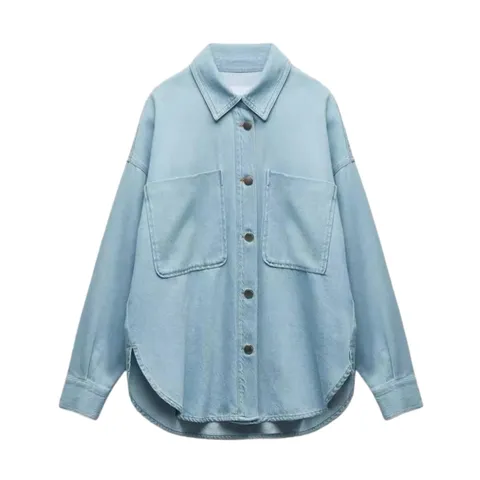 Zara Shirt - Light Denim Overshirt
