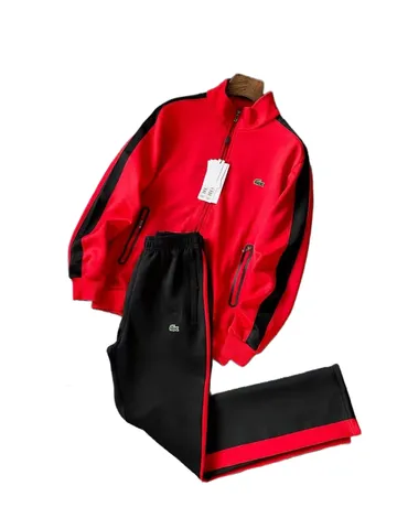 Lacoste Set - Red & Black Tracksuit