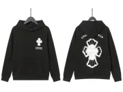 Chrome Hearts Hoodie - Black Cross Back