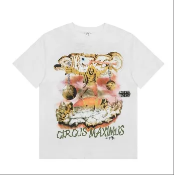 Travis Scott Tee - White Circus Maximus