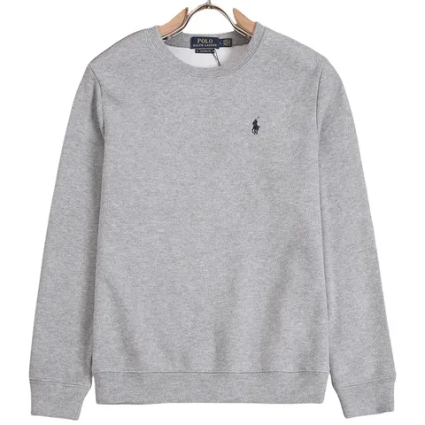 Ralph Lauren Hoodie - Grey Pony Crew