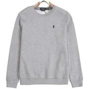Ralph Lauren Hoodie - Grey Pony Crew