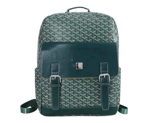 Goyard Bag - Green Flap Backpack