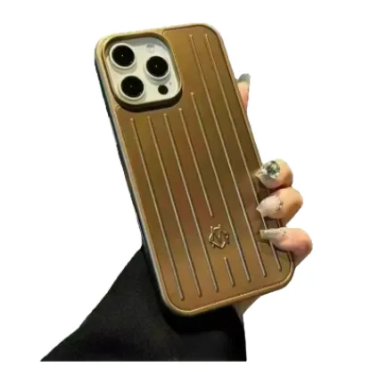 Phone Case - Gold Luggage Case