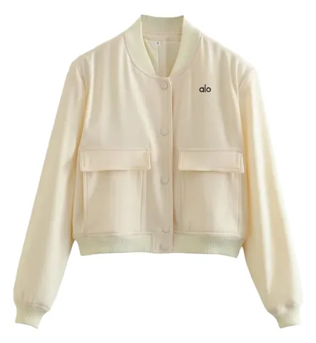 Alo Coat - Cream Bomber